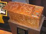 Example of coffin made for re-interment