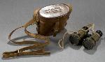 Binoculars with Leather Case