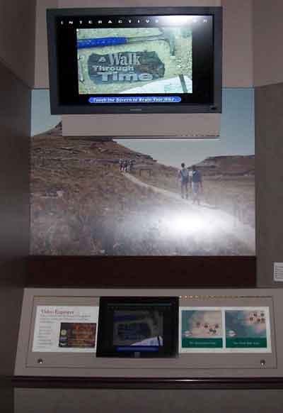 The interactive hiker can be used to preview the hikes.