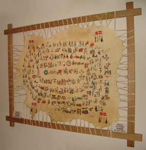 Display from the Cook Collection at Agate Fossil Beds National Monument