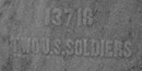 Detail of headstone showing inscription Detail of headstone showing inscription