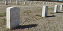 Graves of the victims of the smallpox hospital at Andersonville. Graves of the victims of the smallpox hospital at Andersonville.