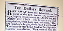 reward notice reward notice
