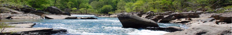 Angel Falls Rapid on the Big South Fork of the Cumberland River