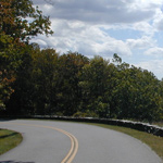 The long view from a graceful Parkway curve