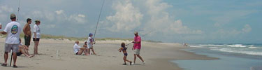 Surf fishing
