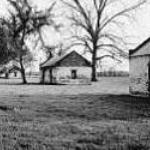 Enslaved brick cabins at Magnolia.