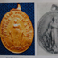 This Miraclous Medal was in the slave cabin floor