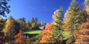 beautiful color photo of Carl Sandburg's home as seen from the Front Lake as one enters the park beautiful color photo of Carl Sandburg's home as seen from the Front Lake as one enters the park
