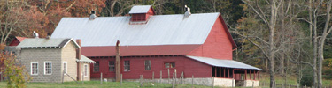 Connemara Farms Barn in Fall