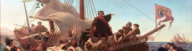 Columbus' landfall in the 