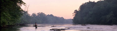 Fisherman in the Cochran Shoals Area - Photo by Tom Wilson