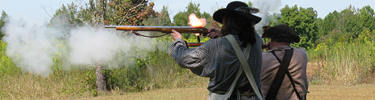 militia firing their weapons
