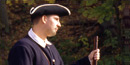 A ranger in the uniform of the French and Indian War. A ranger in the uniform of the French and Indian War.