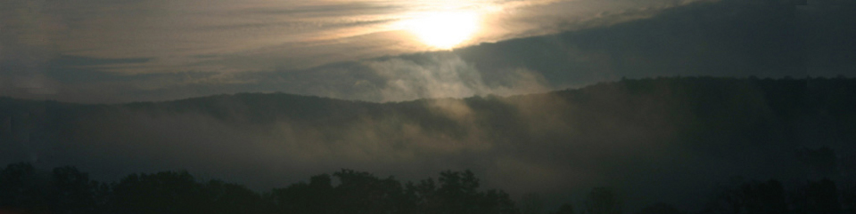Winter sunrise, Kittatinny Ridge