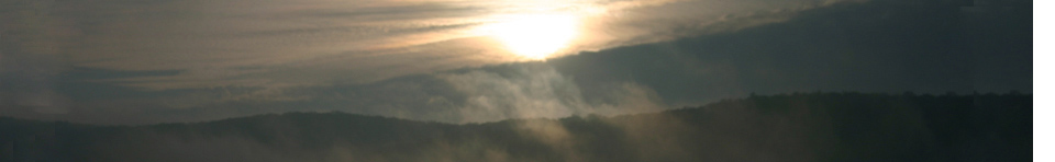 Winter sunrise, Kittatinny Ridge