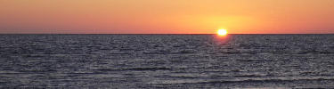 Sunset Over the Water