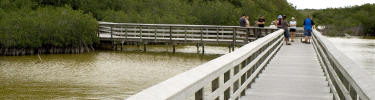 Visitors on the West Lake Trail