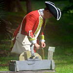soldier working