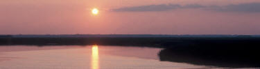 frederica river at sunset
