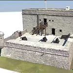 Computer rendering of Ft Matanzas
