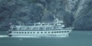 Tour boat in Glacier Bay Tour boat in Glacier Bay