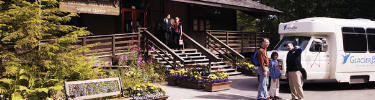 Glacier Bay Lodge is located within Glacier Bay National Park