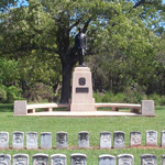 The Connecticut monument in the Andersonville National Cemetery