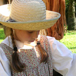 A young volunteer at the village