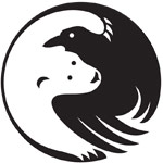 Alaska Geographic bear/raven logo