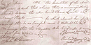 A picture of a portion of the Lincoln Marriage Bond A picture of a portion of the Lincoln Marriage Bond