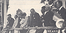 Picture of President Woodrow Wilson at 1916 ceremony - Lincoln's birthplace established as a national park Picture of President Woodrow Wilson at 1916 ceremony - Lincoln's birthplace established as a national park