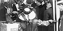 A picture of President Theodore Roosevelt at the Lincoln Centennial celebration - Laying of the Cornerstone A picture of President Theodore Roosevelt at the Lincoln Centennial celebration - Laying of the Cornerstone