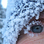 Woman smiling in winter gear