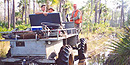 Hunters entering the Preserve on a swamp buggy. Photo courtesy of Jack Moller. Hunters entering the Preserve on a swamp buggy. Photo courtesy of Jack Moller.
