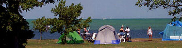 Tent camping on Elliott Key
