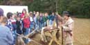 Park interpreter presents program on Longhunters. Park interpreter presents program on Longhunters.