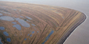 Image of the beach ridges of Cape Krusenstern as seen from the air Image of the beach ridges of Cape Krusenstern as seen from the air