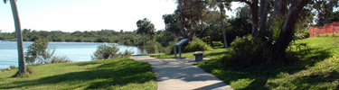 View of Mosquito Lagoon from Seminole Rest
