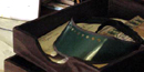 One of many green visors Carl Sandburg wore to protect his eyes from harmful sunlight and other light sources. One of many green visors Carl Sandburg wore to protect his eyes from harmful sunlight and other light sources.