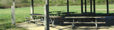 Picnic pavilion at Abbotts Bridge - Photo by Matt Harr