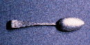 Demitasse spoon engraved with initials of Charles Pinckney's parents. Demitasse spoon engraved with initials of Charles Pinckney's parents.