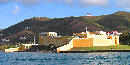 View of Fort Christianvaern from Christiansted Harbor View of Fort Christianvaern from Christiansted Harbor