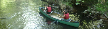 Floating the Creek.