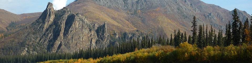 Devil's Thumb on the Yukon River
