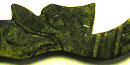 side plate detail of an Indian trade musket side plate detail of an Indian trade musket