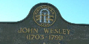 John Wesley Historical Marker John Wesley Historical Marker