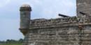 The rounded garita is a common architectural element of Spanish colonial forts. The rounded garita is a common architectural element of Spanish colonial forts.