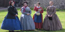Living history volunteers Living history volunteers