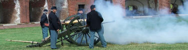 Active black powder program at Fort Pulaski Active black powder program at Fort Pulaski